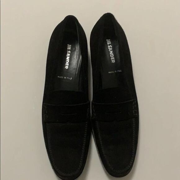 JILL SAUNDERS BLACK SUEDE LOAFERS SIZE SIZ… - Picture 2 of 7